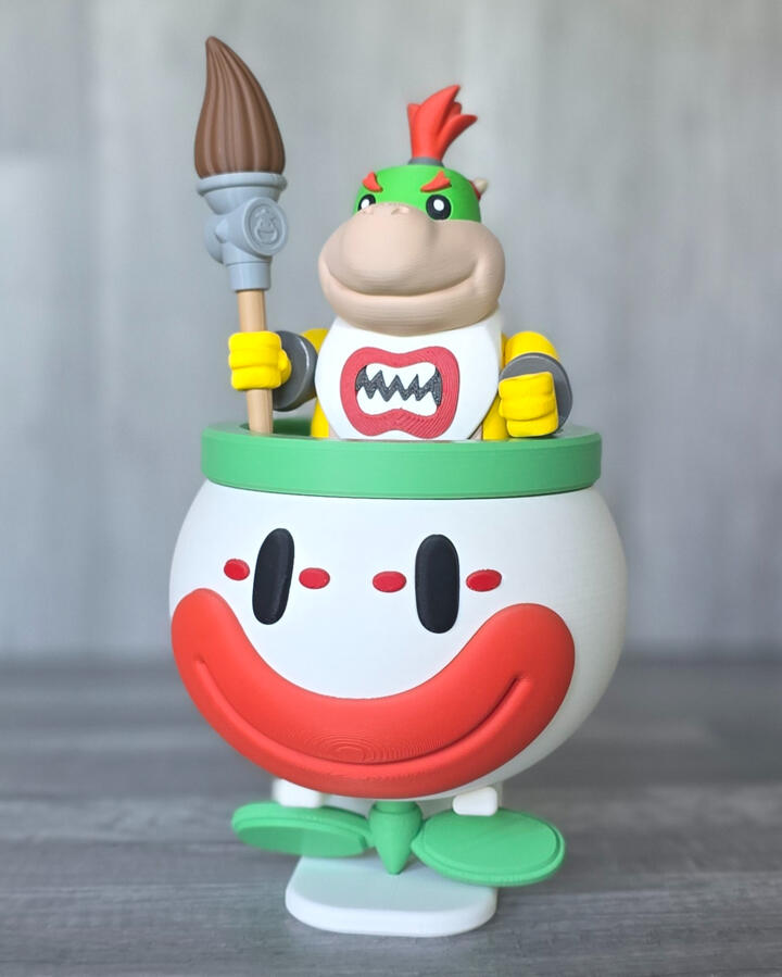 $45 - 8" Bowser Jr & 12" Clown Car Display Bundle