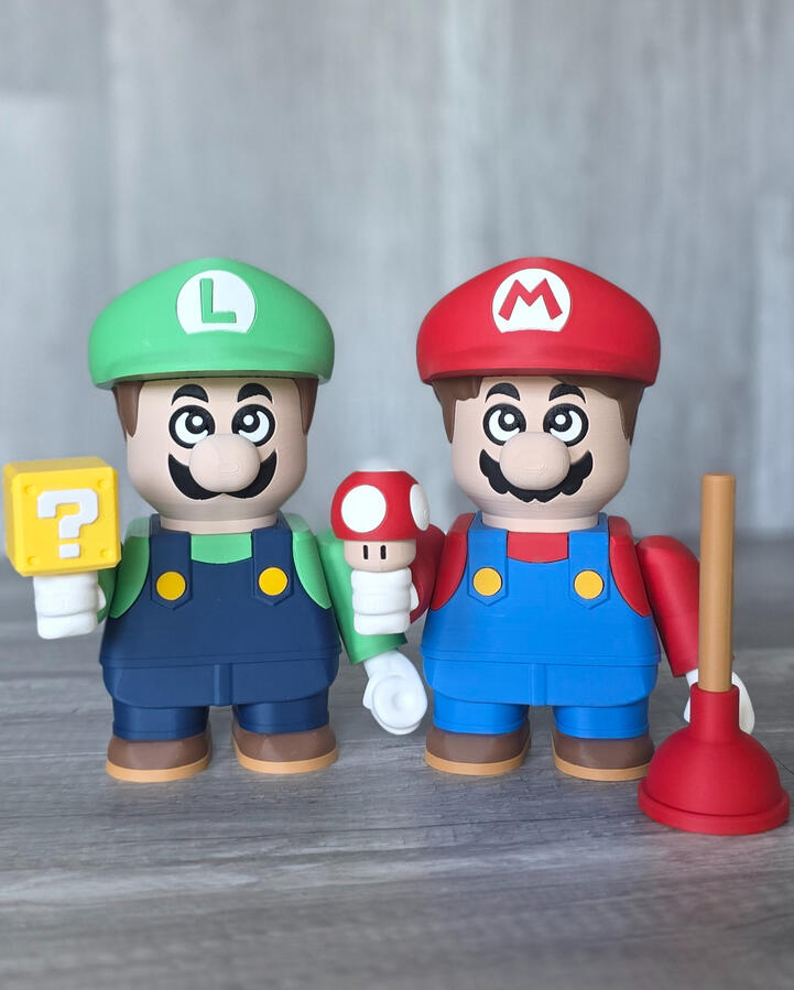 $45 - 12" Mario & 12" Luigi Bundle