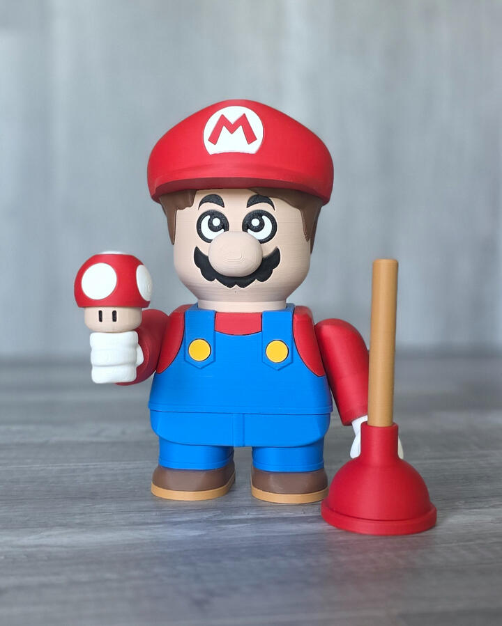 $25 - 12" Mario